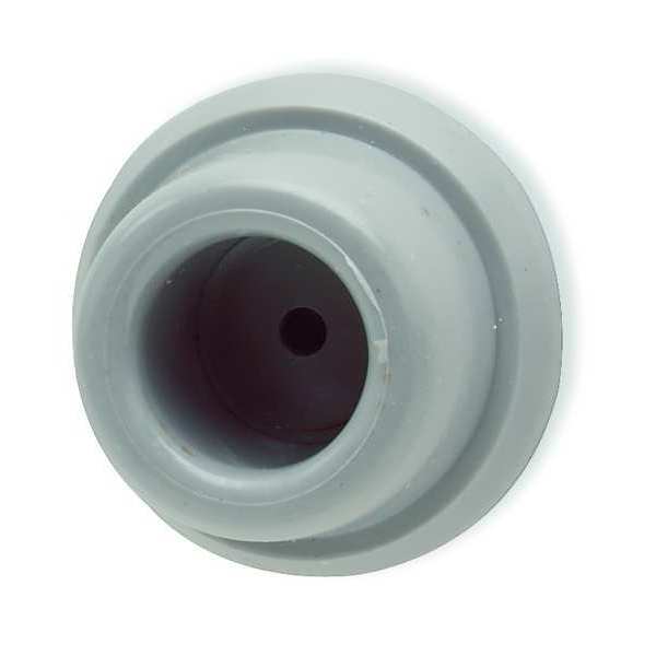 Concave Door Stop, Rubberhite