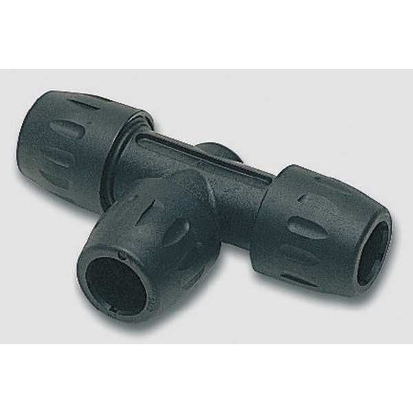 Tube Fitting, Equal Tee, For 40mm Tubing