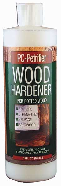 Wood Hardener 16 oz Size, Bottle Milky White PC-Petrifier