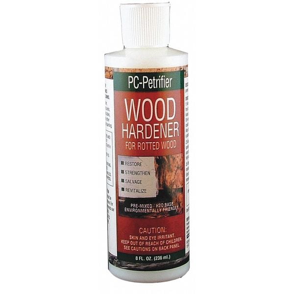 Wood Hardener 8 oz Size, Bottle Milky White PC-Petrifier