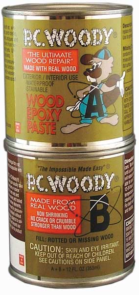Epoxy Adhesive, PC-Woody Series, Tan, 1:01 Mix Ratio, Not Rated Functional Cure, Can