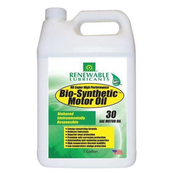 Engine Oil, 30W, Bio-Synthetic, 1 Gal.