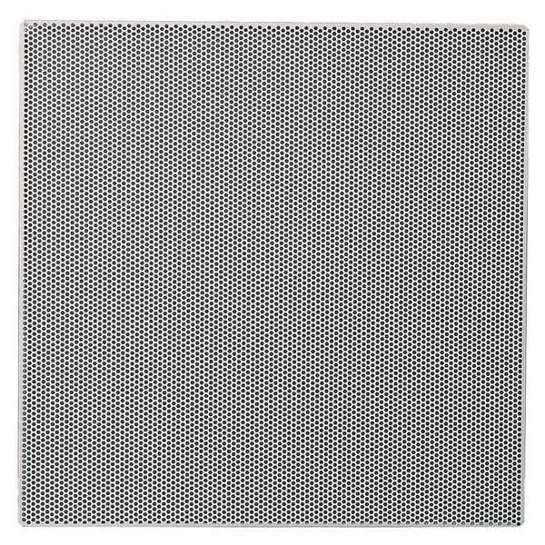 6 to 14 in Square Perforated Ceiling Tile Diffuser, White