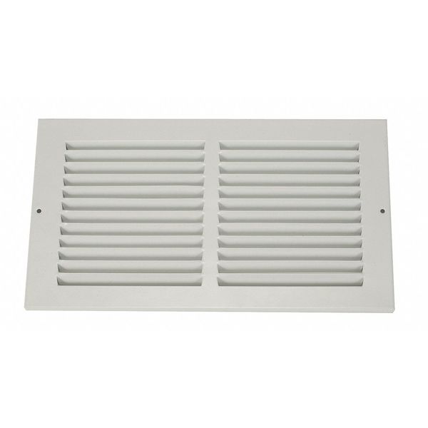 Return Air Grille, 10 X 14, White, Steel