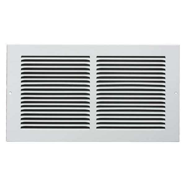 Return Air Grille, 8 X 12, White, Steel