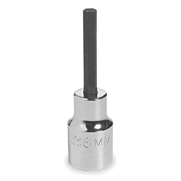 19 mm Tip, Socket Bit, Metric 1/2 in Drive