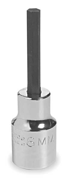 15 mm Tip, Socket Bit, Metric 1/2 in Drive