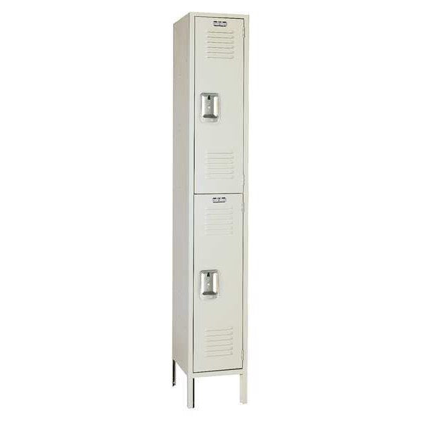 Wardrobe Locker, 12 in W, 12 in D, 66 in H, (1) Wide, (2) Openings, Putty