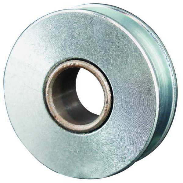Sheave, Wire Rope, 3/16 in Max Cable Size, 525 lb Max Load, Zinc Plated