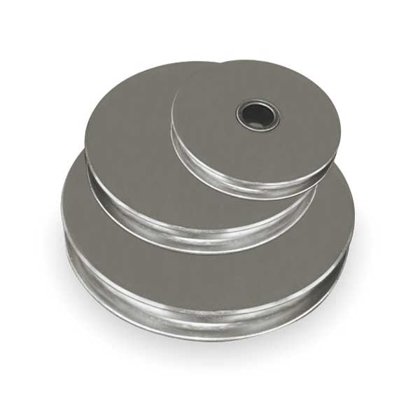 Sheave, Wire Rope, 1/4 in Max Cable Size, 685 lb Max Load, Zinc Plated