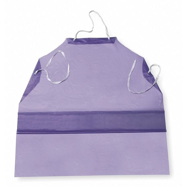 Die Cut Apron, Blue, 49 In. L