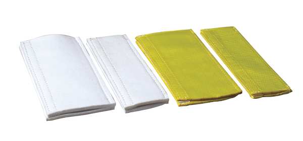 Wear Pad, 4 In X 12 In, White