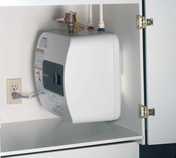 Point-of-Use Water Heater, Wall Mount, 120V AC, 2.7 gal, 1,440 W, Single Phase, 10.25 in H