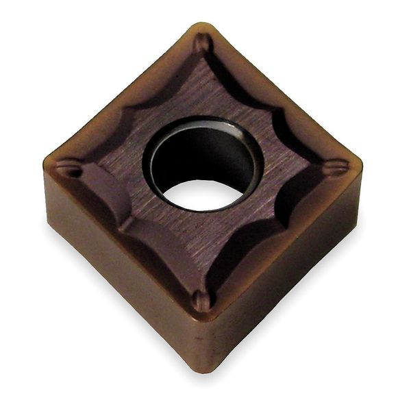 Diamond Turning Insert, Diamond, 1/2 in, CNMG, 80  Degrees, 1/64 in, Carbide