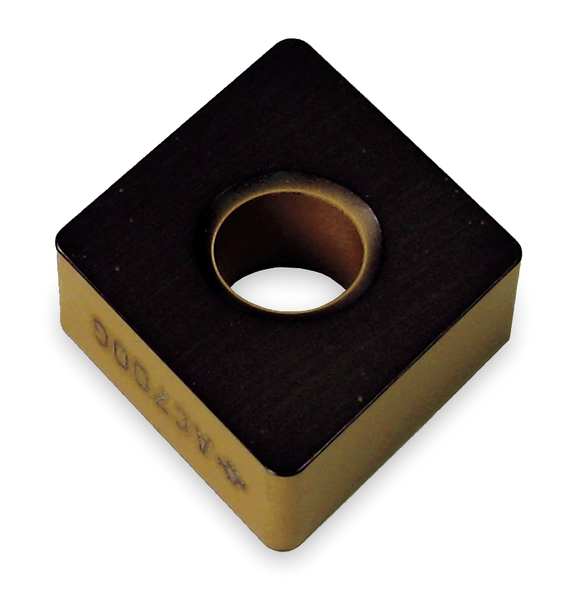 Diamond Turning Insert, Diamond, 3/4 in, CNMA, 80  Degrees, 3/64 in, Carbide
