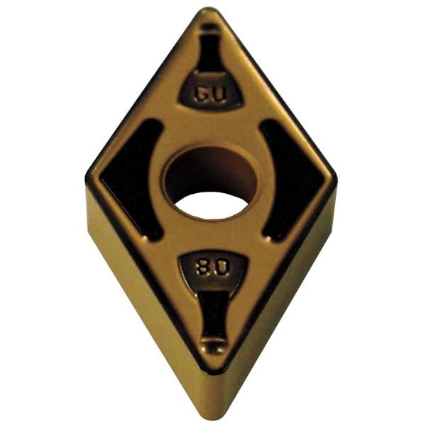 Diamond Turning Insert, Diamond, 1/2 in, DNMG, 55  Degrees, 3/64 in, Carbide