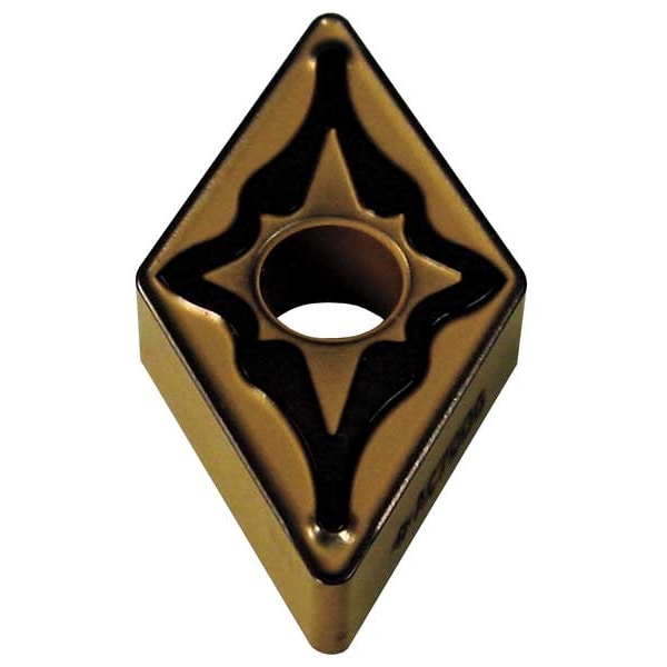 Diamond Turning Insert, Diamond, 1/2 in, DNMG, 55  Degrees, 3/64 in, Carbide
