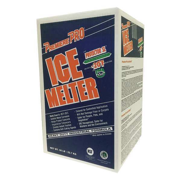 Ice Melt, Granular, 50 lb. Carton, -20 F