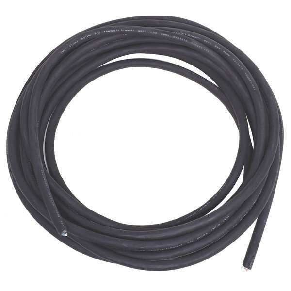 16 AWG 3 Conductor Carolprene Portable Cord 600V 25 ft. BK