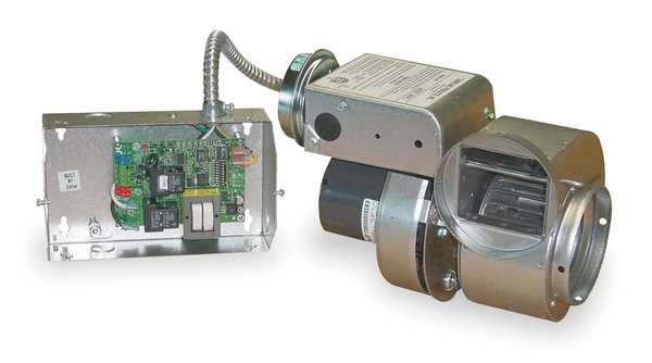 Induced Draft Blower, 115, Aluminized Steel Housing and Blower Wheel