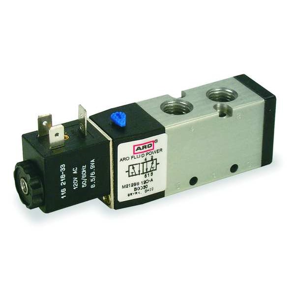 Solenoid Air Control Valve, 1/4 In, 24VDC