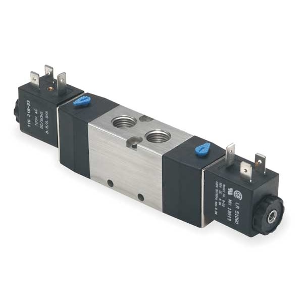Solenoid Air Control Valve, 3/8 In, 120VAC