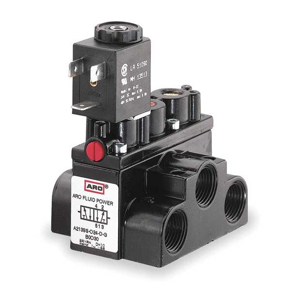 Solenoid Air Control Valve, 3/8 In, 24VDC