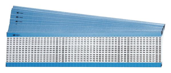 Wire Marker, Preprintd, Self-Adhesive, PK25, TMM-50-99-PK