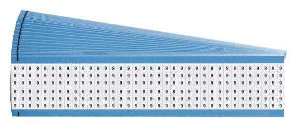 Wire Marker, Printd, Repos Self-Adhes, PK25, WM-9-PK