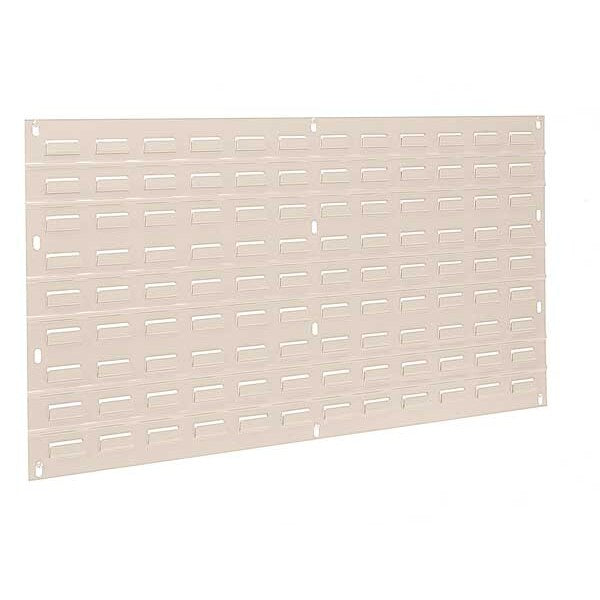 Steel Louvered Panel, 36 in W x 5/16 in D x 20 in H, Beige