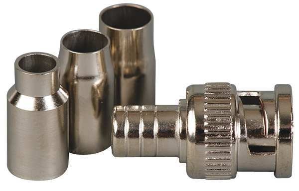 Coaxial Connector, BNC, 0-4GHz, 75 Ohm, PK10