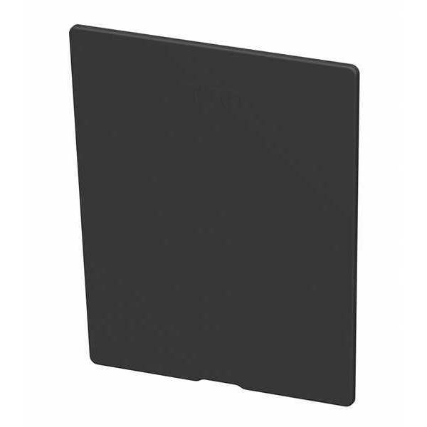 Plastic Divider, Black, 3 3/4 in L, 3 3/4 in W, 4 3/8 in H