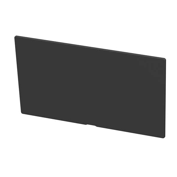 Plastic Divider, Black, 8 3/8 in L, 8 3/8 in W, 4 3/8 in H
