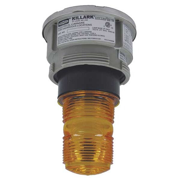 Hazardous Warning Light, Xenon, Amber, 120V