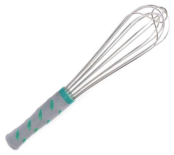 French Whip, L 12 In, Aqua