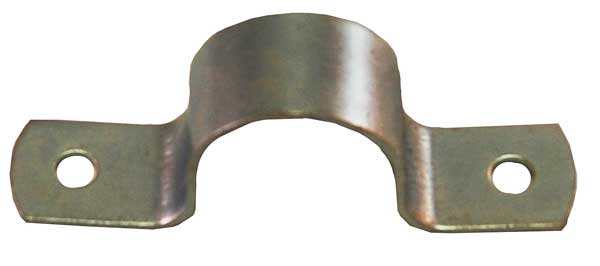Pipe Strap, Galv, 2 1/2 In, 5 7/8 In L