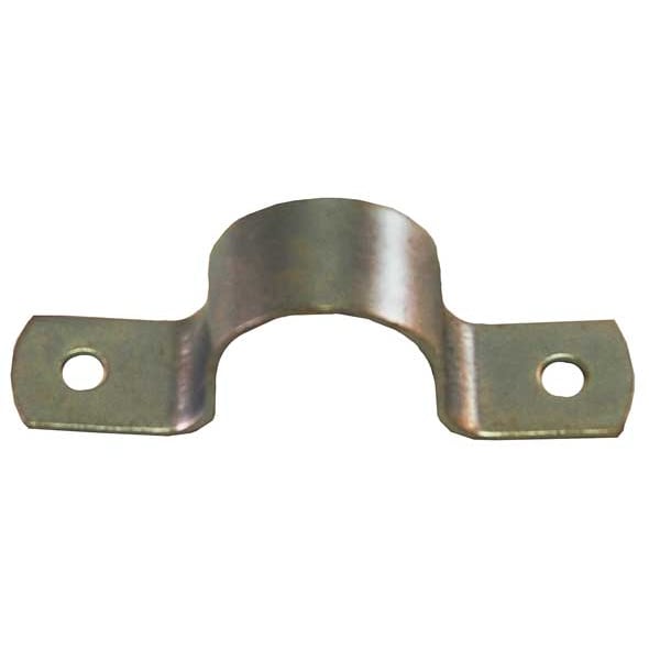HD Pipe Strap, Zinc Plated, 2In, 5 13/16InL
