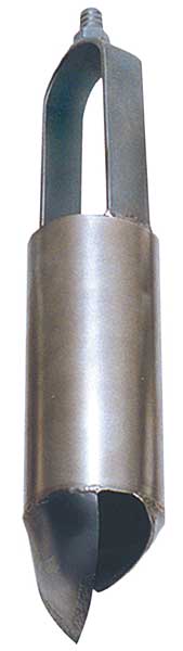 Auger, Sand, Dia 2 In, 5/8 In Thread, SS