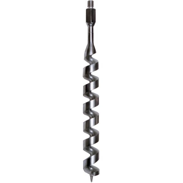 Auger, Flighted, 1 1/2 In, 5/8 In Thread