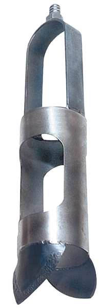 Auger, Mud, Dia 2 3/4 In, Quick Connect, SS