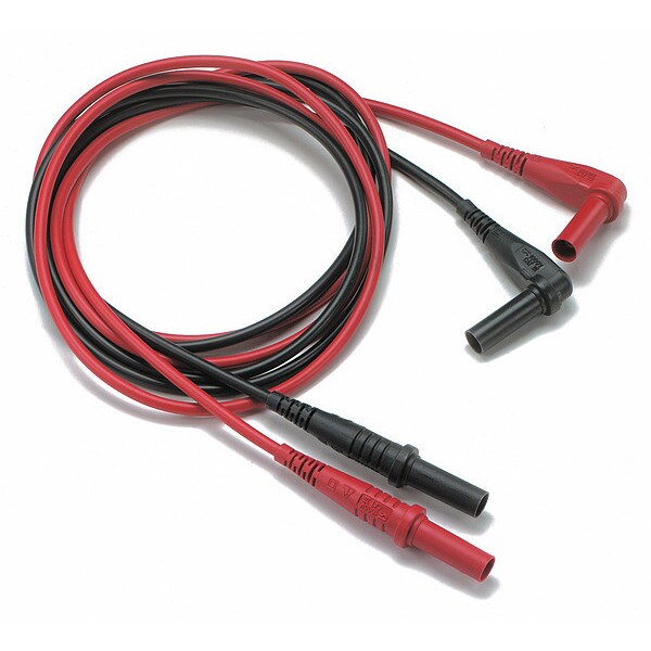 Modular Test Leads, 48 In. L, Black/Red, PR