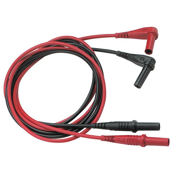 Modular Test Leads, 48 In. L, Black/Red, PR
