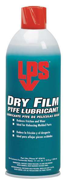 Dry Film PTFE Lubricant, 16oz., Net 11oz.
