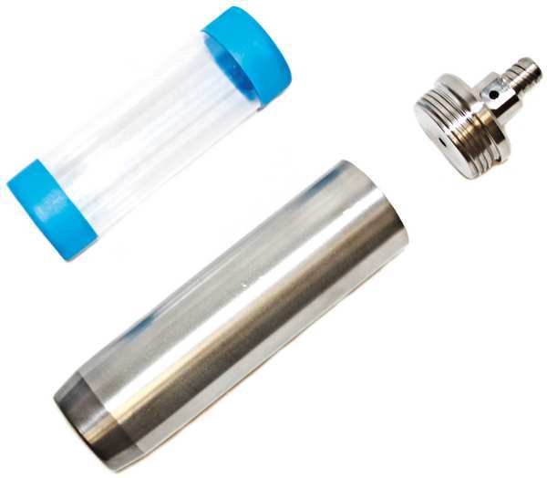 Cup and Cap, Dia 1 1/2 In, Length 12 In, SS