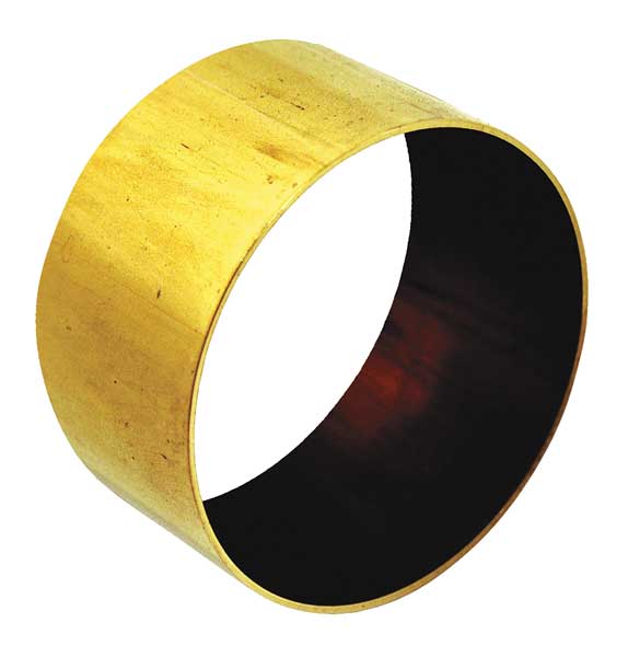 Liner, Dia 2 In, Length 1 In, Brass