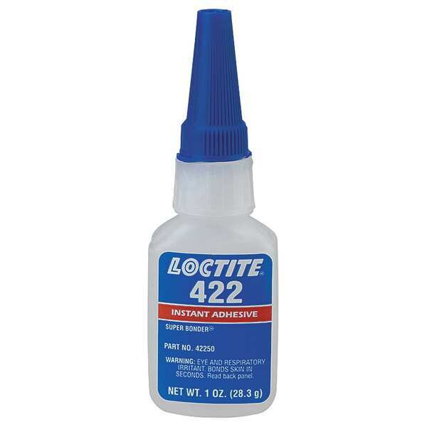 Instant Adhesive, 422 Series, Clear, 1 oz, Bottle