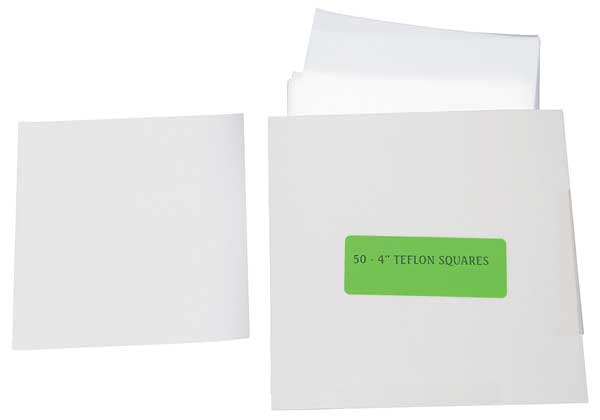 Film Swatch Kit, 4 x4 x0.003 In, 50 Pieces