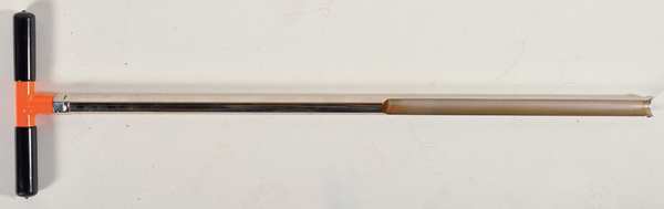 Soil Probe, Open End, 1 1/8 In x 33 In
