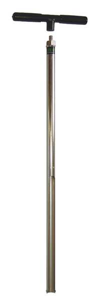 Soil Probe, Open End, 1 1/8 In x 33 In