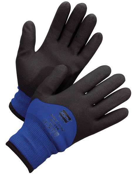 Cut Resistant Coated Gloves, 2 Cut Level, PVC, 2XL, 1 PR